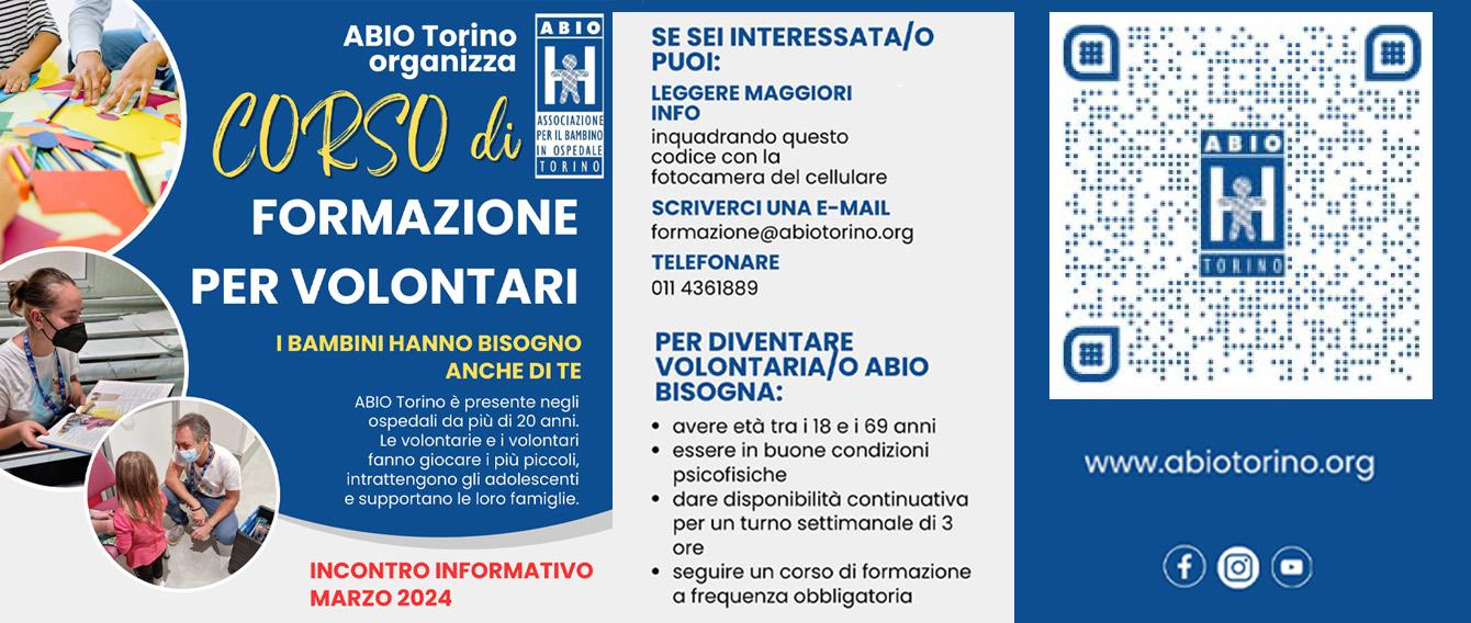 Ricerca volontari per ABIO Torino tra gli studenti di UniTO